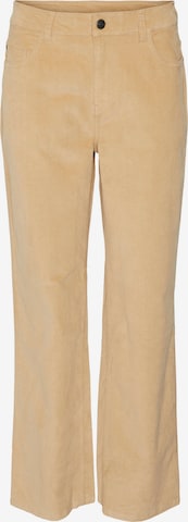 Noisy may Wide leg Trousers 'Amanda' in Beige: front