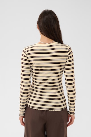SAINT TROPEZ - Camiseta 'Olalia' en beige