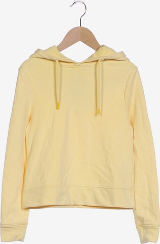 ONLY Sweatshirt & Zip-Up Hoodie in XS in Yellow: front