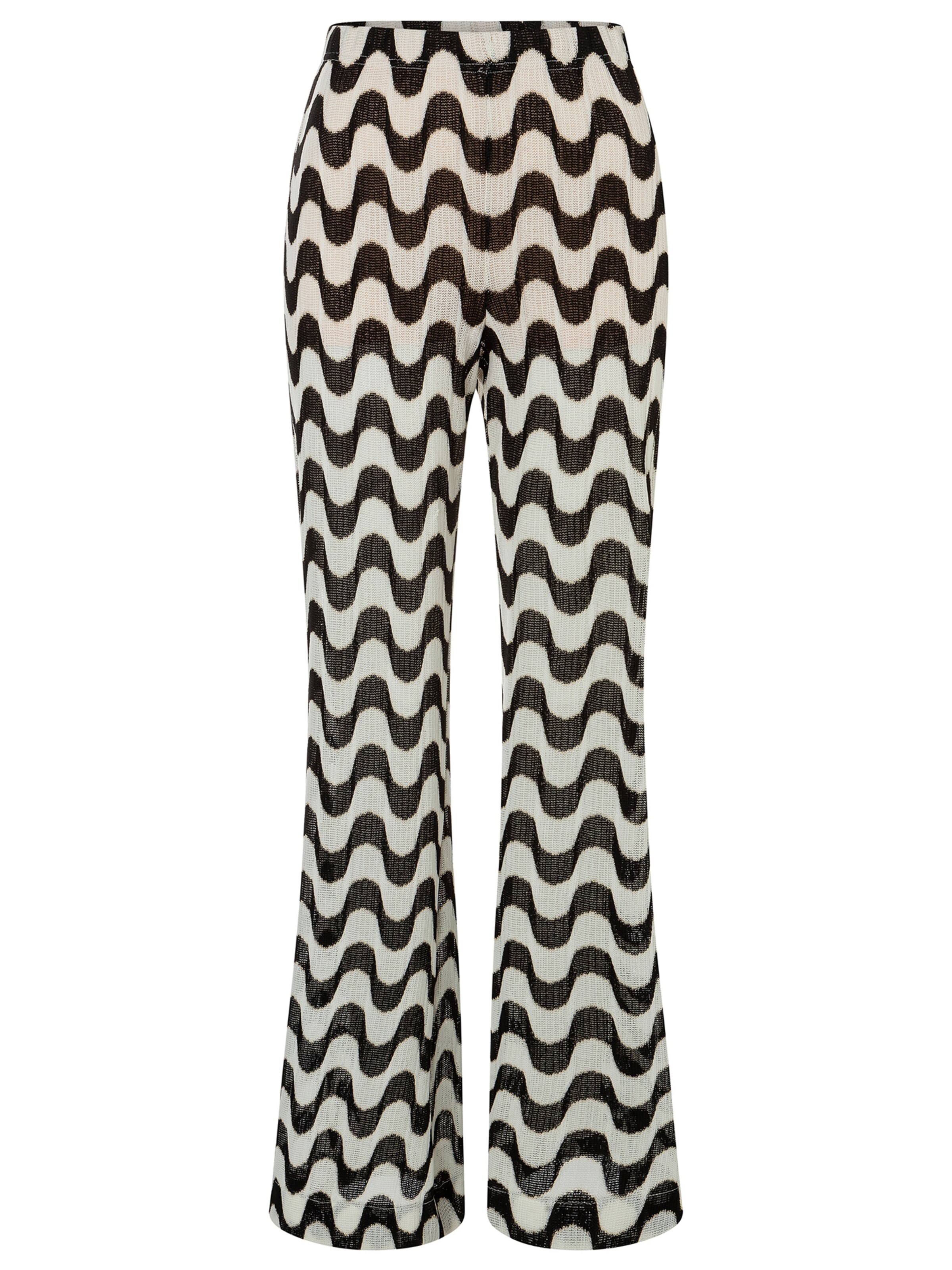 Ana Alcazar Regular Trousers 'Zomia' in Black: front