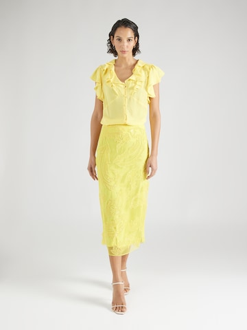 Chemisier Lauren Ralph Lauren en jaune