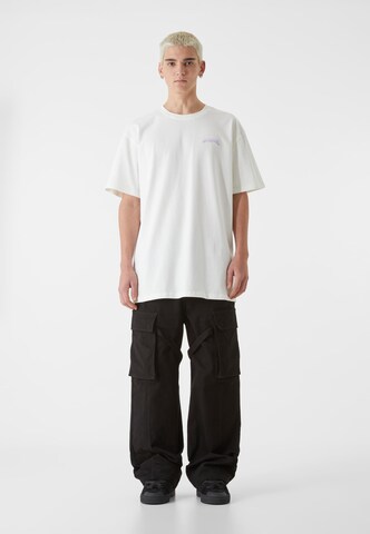 Lost Youth T-Shirt 'Heart' in Beige