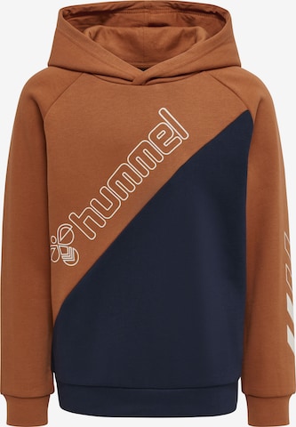 Hummel Sweatshirt 'Axel' in Brown: front