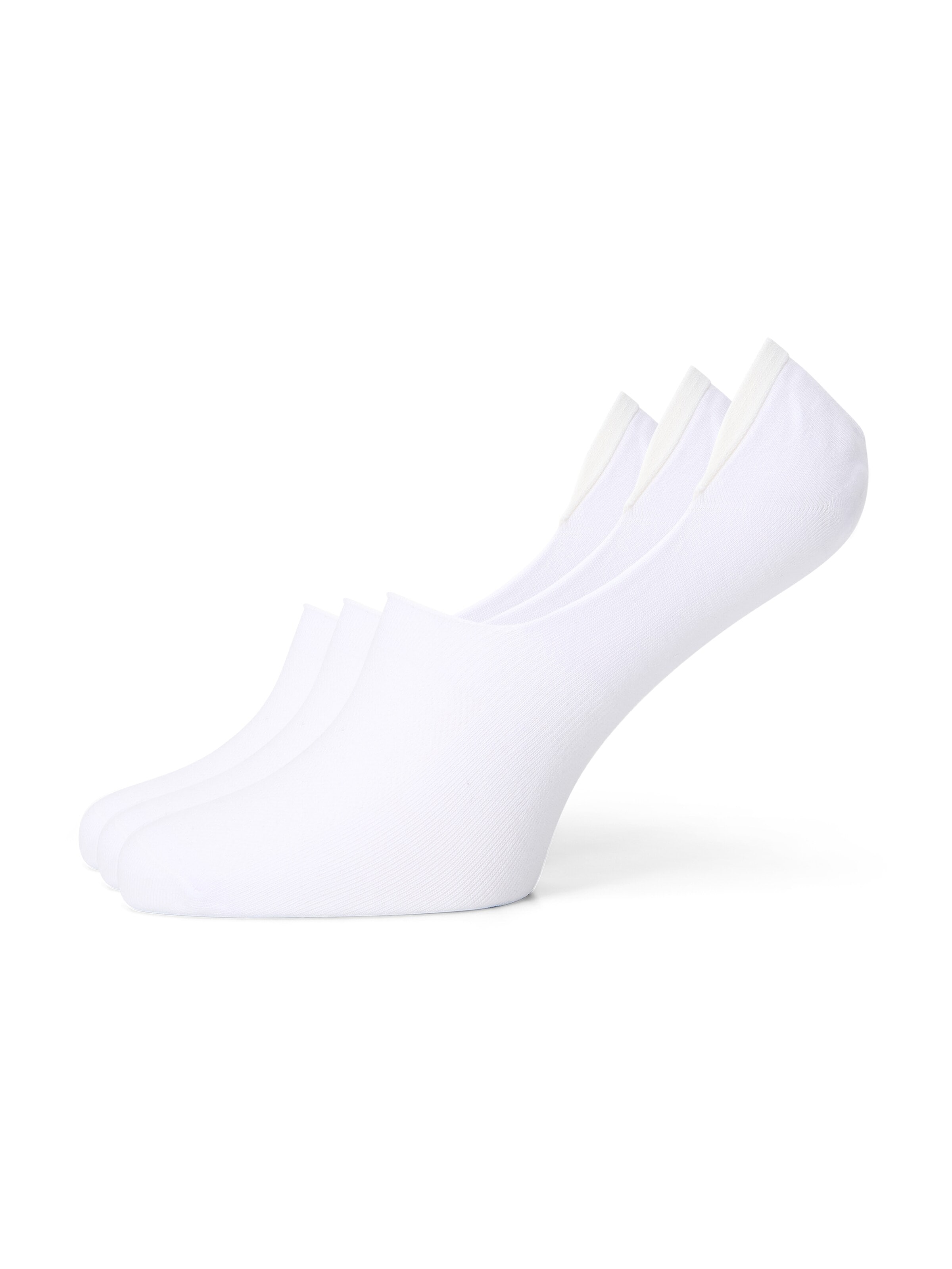 Chaussettes 'Invisibles (wit)' SOLIT socks en blanc : devant
