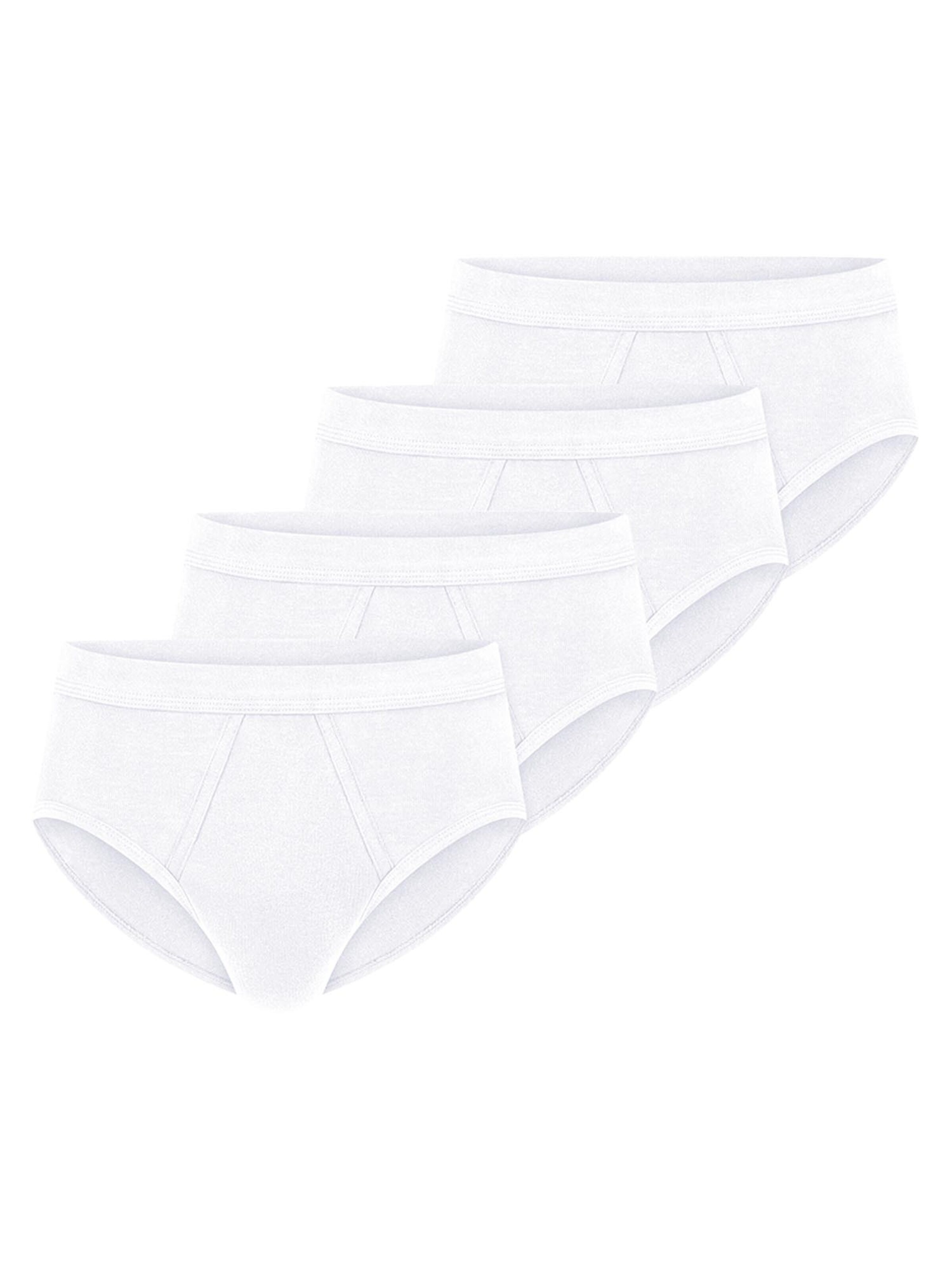 SCHIESSER Slip 'Cotton Essentials Feinripp' in XL in de kleur Wit, Productweergave