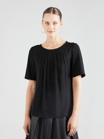 Camicia da donna di s.Oliver BLACK LABEL in nero: frontale