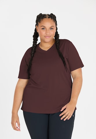 Q by Endurance T-Shirt Annabelle in Rot: Vorderseite