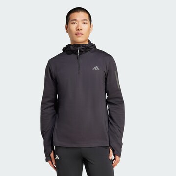 ADIDAS PERFORMANCE - Camiseta funcional 'Own The Run' en negro: frente