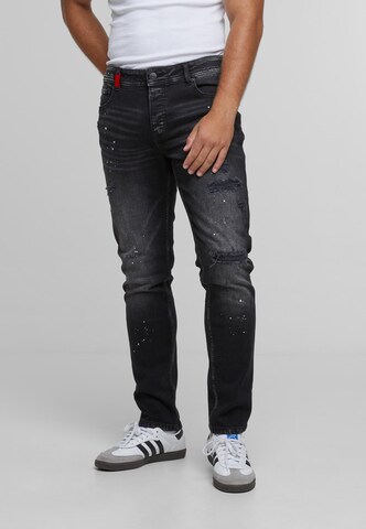 2Y Premium Slimfit Jeans 'Mateo' in Schwarz