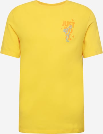NIKE Λειτουργικό μπλουζάκι σε κίτρινο: μπροστά