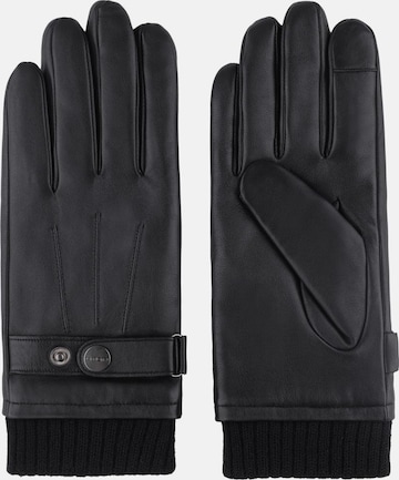 Gants Ombre en noir : devant