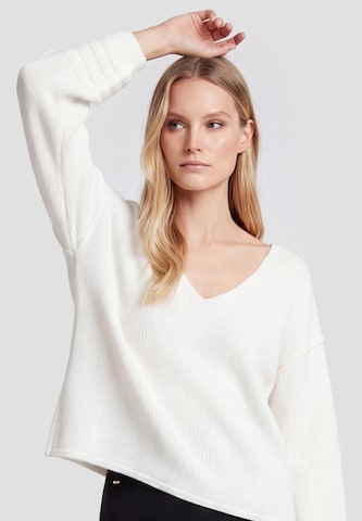 DreiMaster Klassik Sweater in White