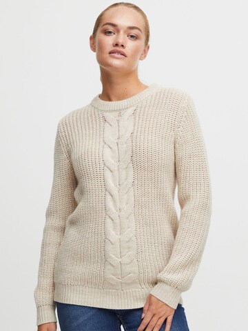 Oxmo - Jersey 'Natasja ' en beige: frente