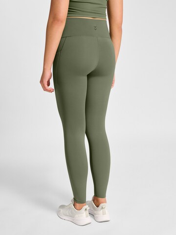 Hummel Skinny Workout Pants in Green