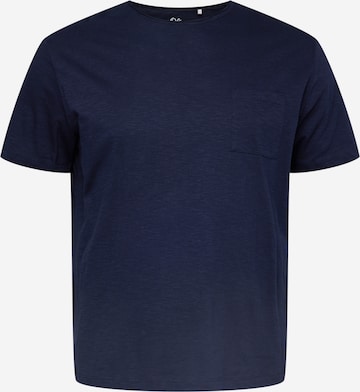 s.Oliver Men Big Sizes Shirt in Blue: front
