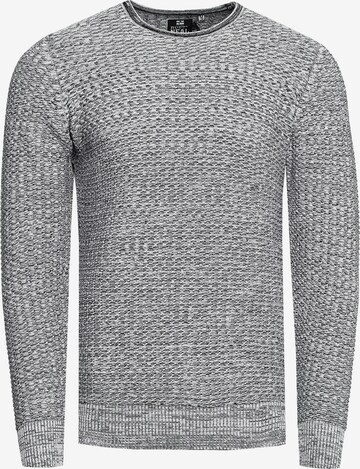 Rusty Neal Pullover 'Knitwear' in Grau: predná strana