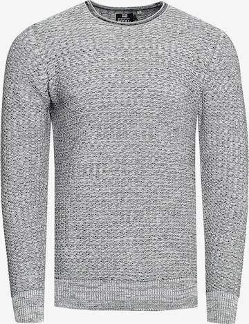 Rusty Neal Pullover 'Knitwear' in Grau: predná strana