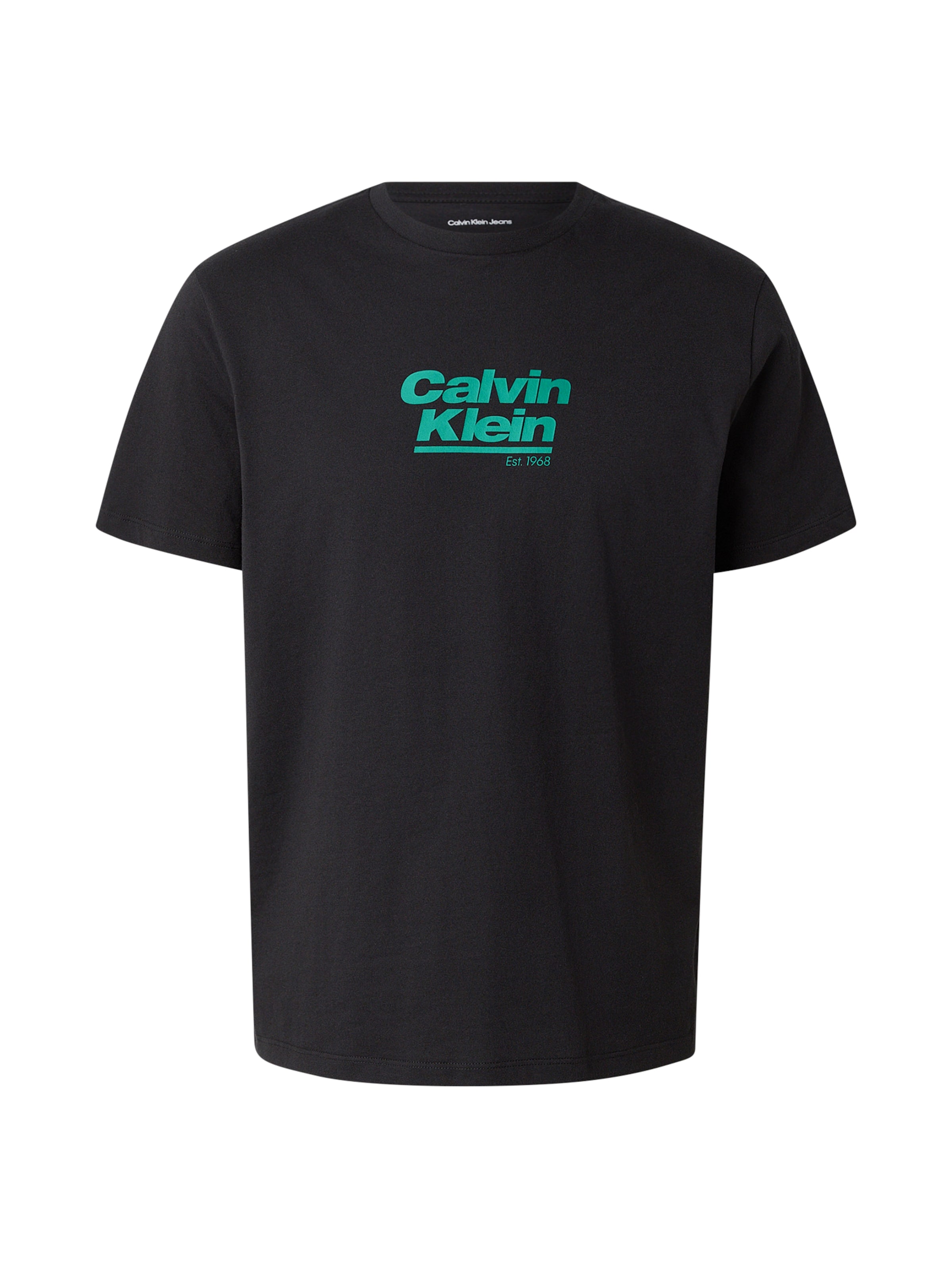 Calvin Klein Jeans Shirt in de kleur Groen / Zwart, Productweergave