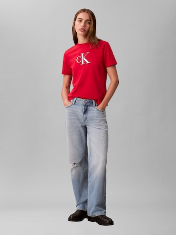 Calvin Klein Jeans Majica 'HERO CLASSIC' | rdeča barva