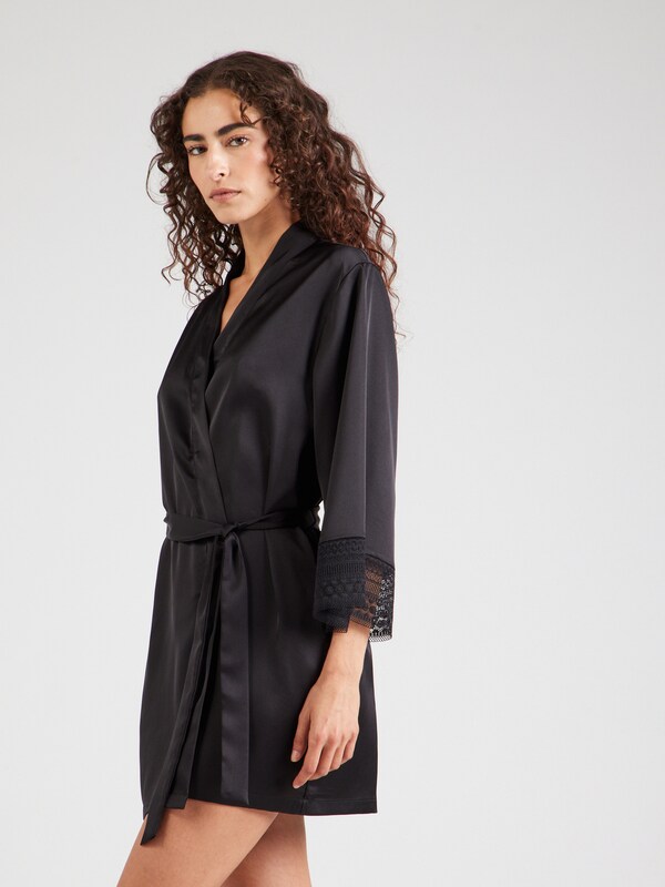 ETAM Dressing Gown 'CRUSH' in Black