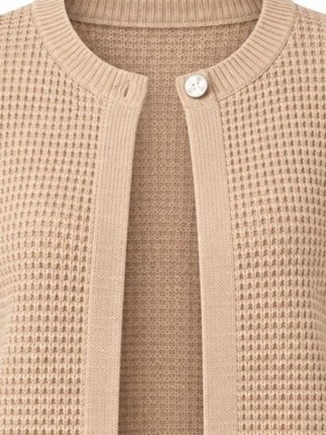 RYVAN Knit cardigan 'Strickjacken' in Beige