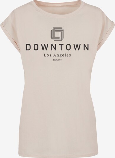 F4NT4STIC Shirt 'Downtown LA Muster' in sand / schwarz, Produktansicht