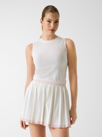 GUESS Knitted Top in White: front