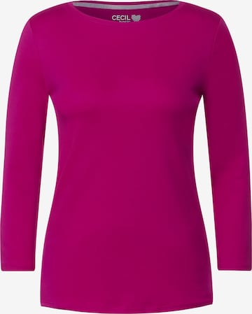 CECIL T-shirt i rosa: framsida