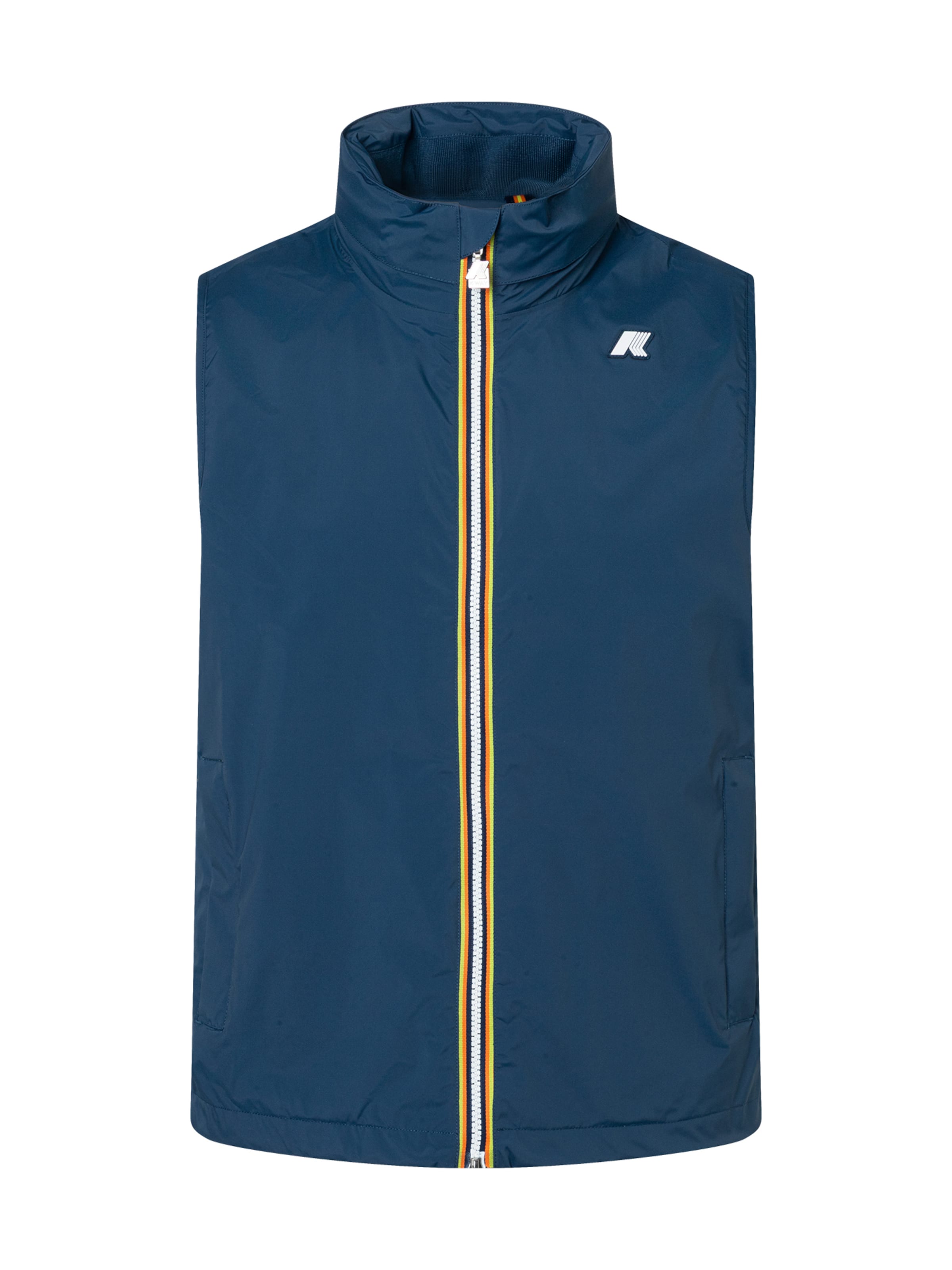 Gilet 'Valen' K-Way di colore blu / senape / arancione / bianco, Visualizzazione prodotti
