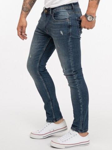 Rock Creek Slimfit Jeans in Blau