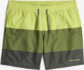 G-STAR Zwemshorts in Groen: voorkant