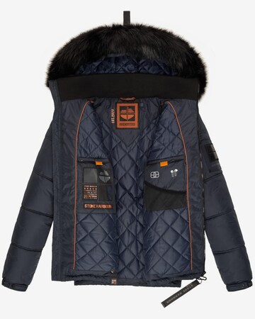 STONE HARBOUR - Chaqueta de invierno 'Zarlaan' en azul