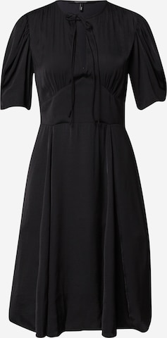 SCOTCH & SODA Shirt Dress 'Drapey' in Black: front