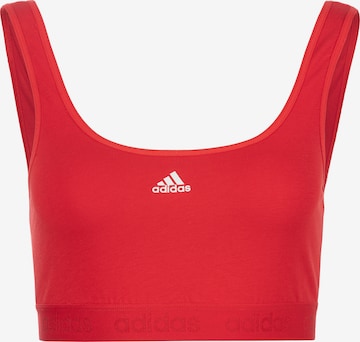 ADIDAS SPORTSWEAR Bralette Sports Bra in Red: front