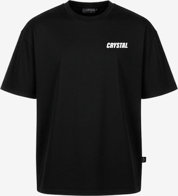 Crystal Paris Shirt 'Champs' in Zwart: voorkant