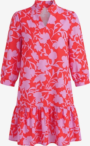 Usha Jurk in Rood: voorkant