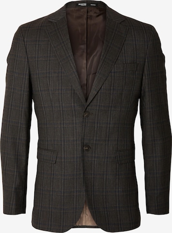 Slim fit Giacca da completo di SELECTED HOMME in marrone: frontale