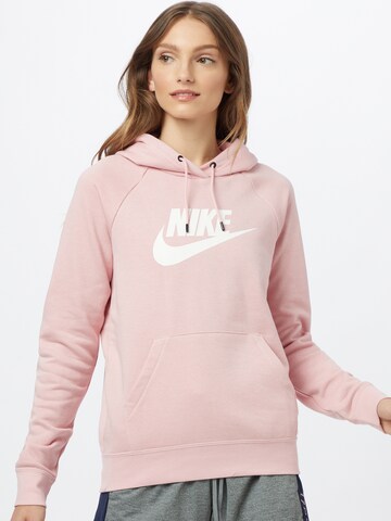 Bluză de molton de la Nike Sportswear pe roz: față