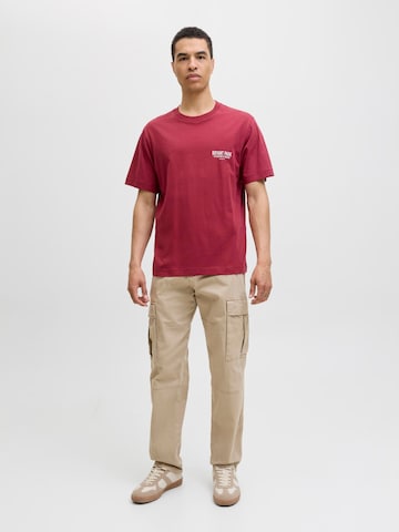JACK & JONES Свободный крой Брюки-карго 'JPSTKANE JONNIE' в Бежевый