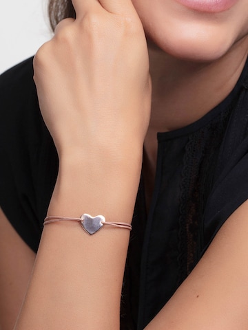 Thomas Sabo Armband 'Herz' in Roze: voorkant