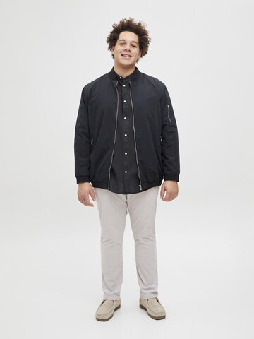 Jack & Jones Plus - Ajuste estrecho Camisa 'JJEBreeze' en negro