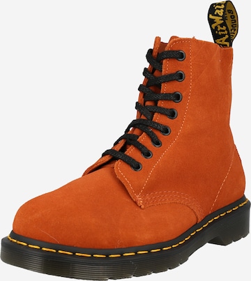 Boots stringati 'Pascal' di Dr. Martens in arancione: frontale