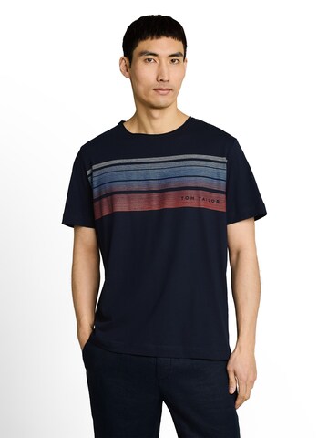 TOM TAILOR Shirt in Blauw: voorkant