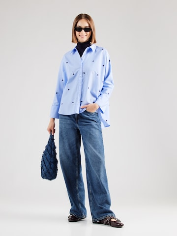 ONLY - Blusa 'ONLNEW LINA GRACE' en azul