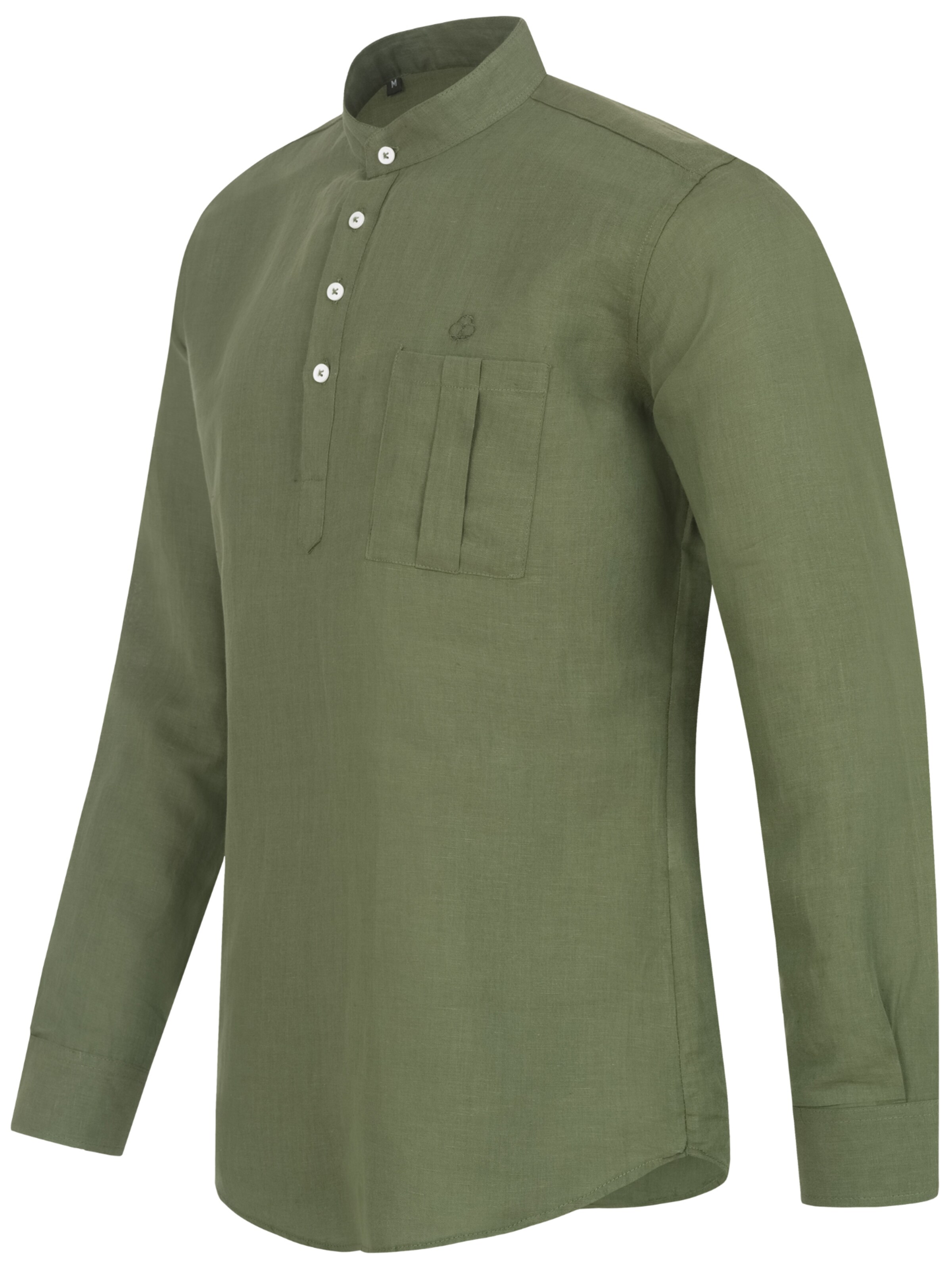 Indumentum Regular fit Button Up Shirt in Green