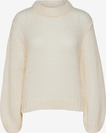 Pull-over 'Suanne' SELECTED FEMME en blanc : devant