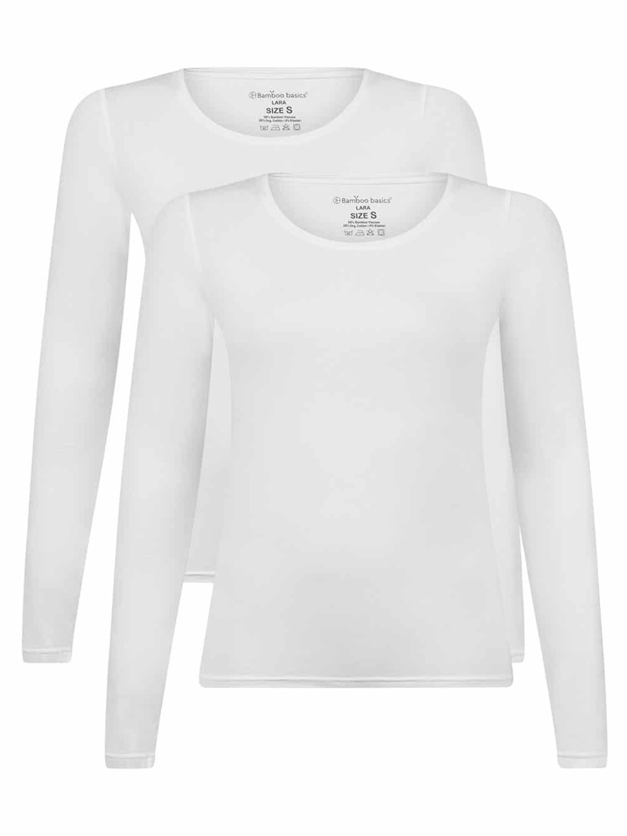 Bamboo basics Shirt in White: front