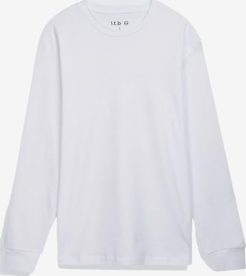 LTB Jeans Sweatshirt 'Crew Neck Sweatshirt' in White: front