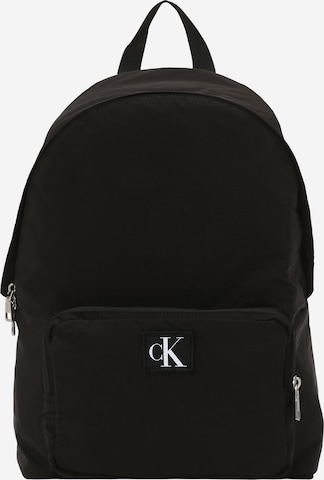 Calvin Klein Jeans - Mochila em preto: frente