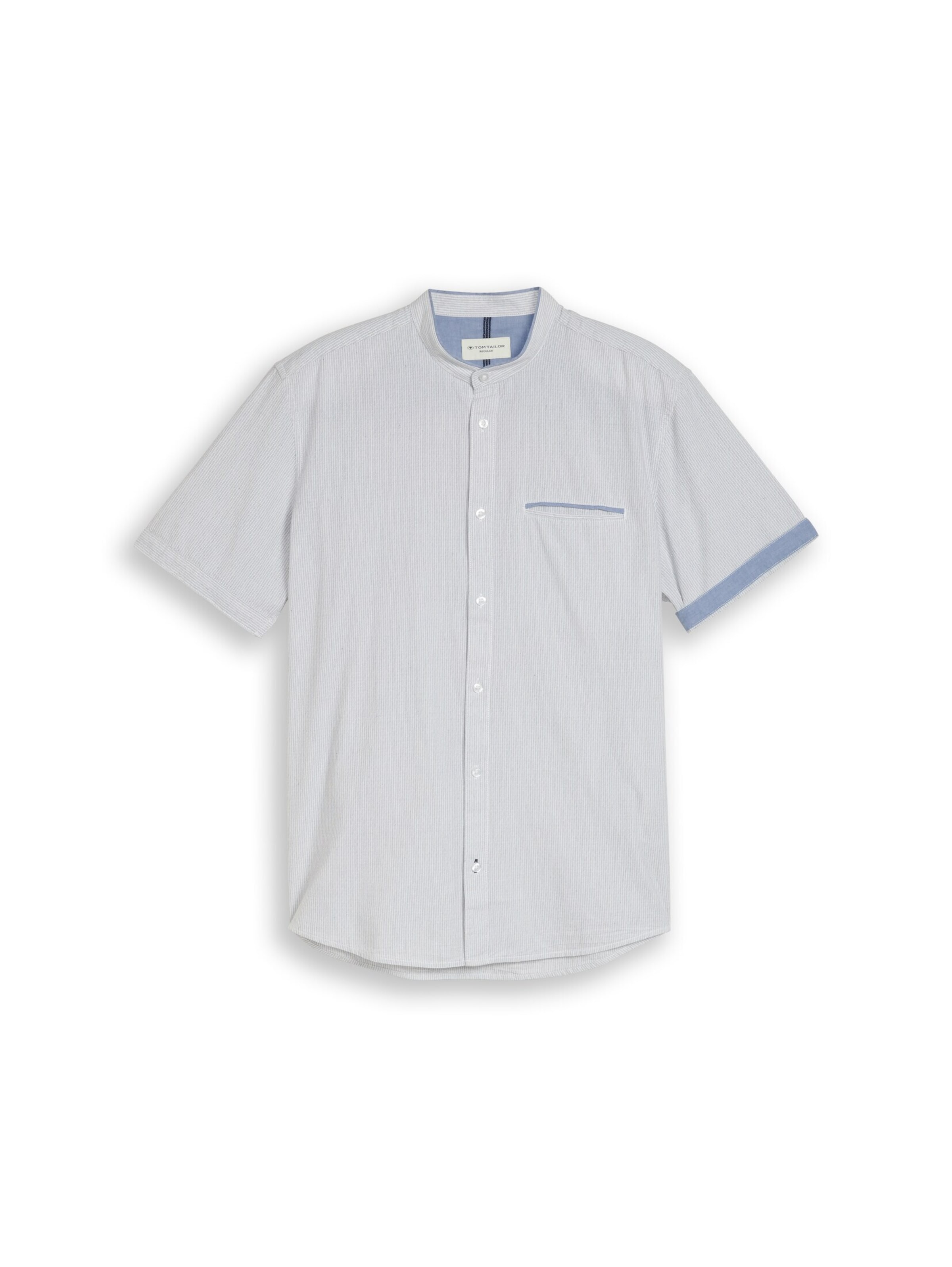TOM TAILOR Regular Fit Hemd in Weiß: Vorderseite